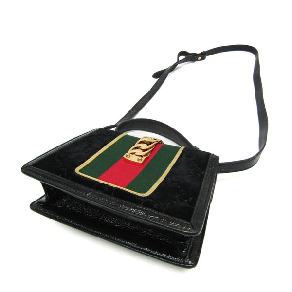 Sylvie Top Handle Bag Gg Velvet Mini