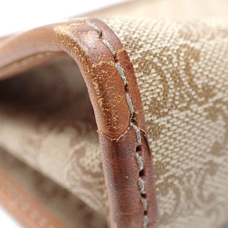 Vintage Saddle Flap Shoulder Bag Macadam