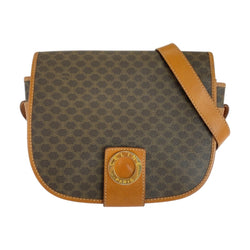 Vintage Saddle Flap Shoulder Bag Macadam