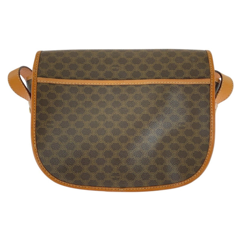Vintage Saddle Flap Shoulder Bag Macadam