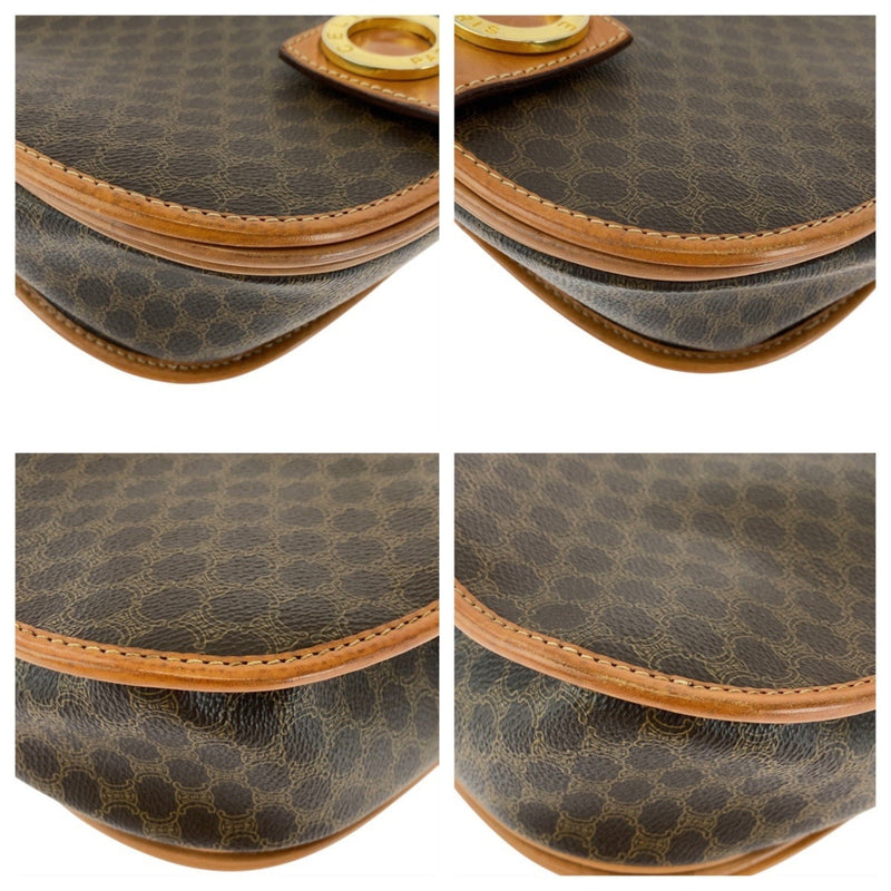 Vintage Saddle Flap Shoulder Bag Macadam