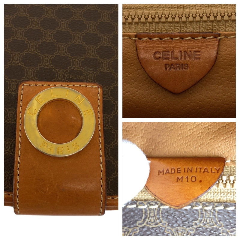 Vintage Saddle Flap Shoulder Bag Macadam