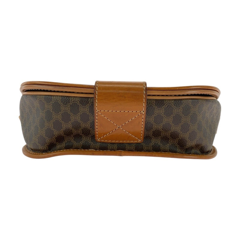 Vintage Saddle Flap Shoulder Bag Macadam