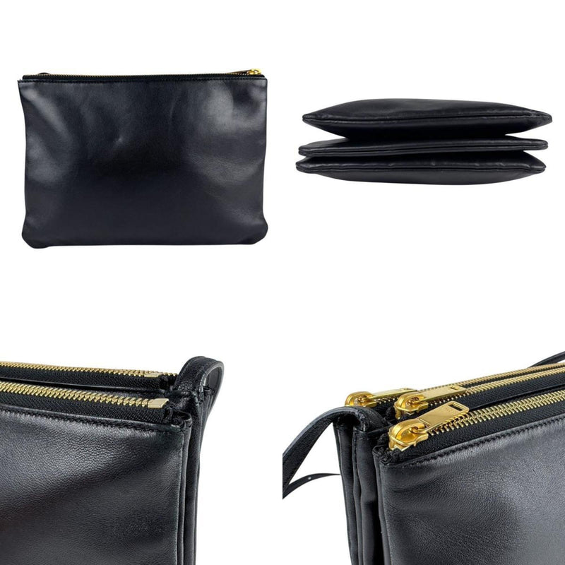 Trio Crossbody Bag Leather Large