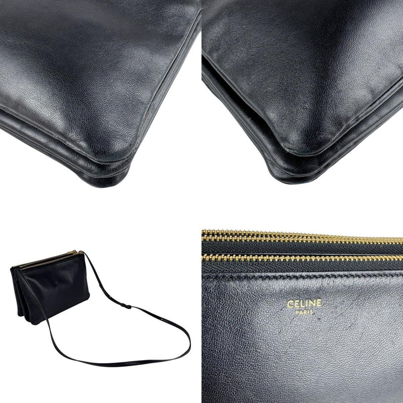 Trio Crossbody Bag Leather Large