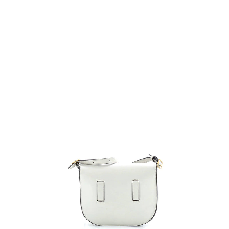 Symmetrical Shoulder Bag Leather Mini