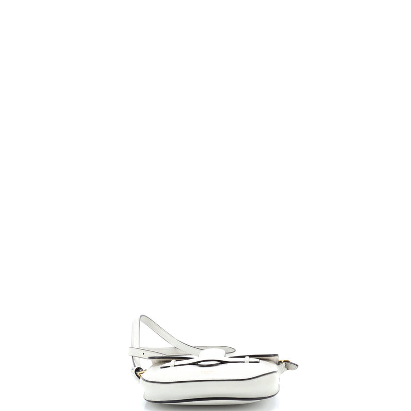 Symmetrical Shoulder Bag Leather Mini