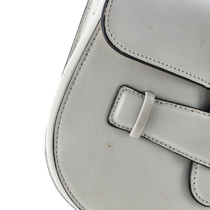 Symmetrical Shoulder Bag Leather Mini