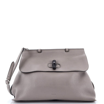 Bamboo Daily Top Handle Bag Leather