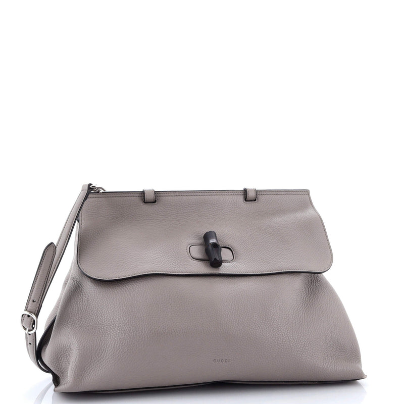 Bamboo Daily Top Handle Bag Leather