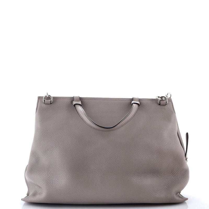 Bamboo Daily Top Handle Bag Leather
