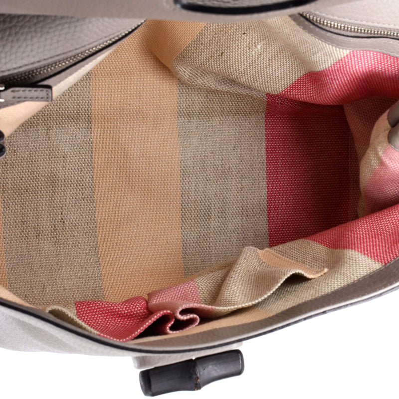 Bamboo Daily Top Handle Bag Leather