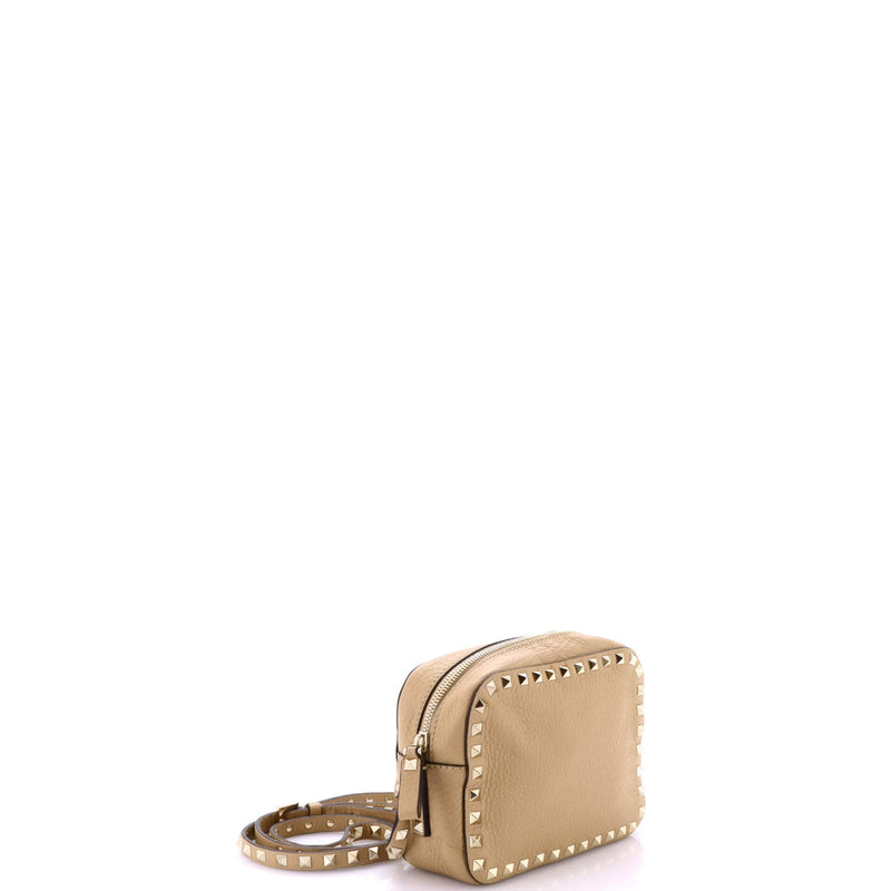 Rockstud Camera Crossbody Bag Leather