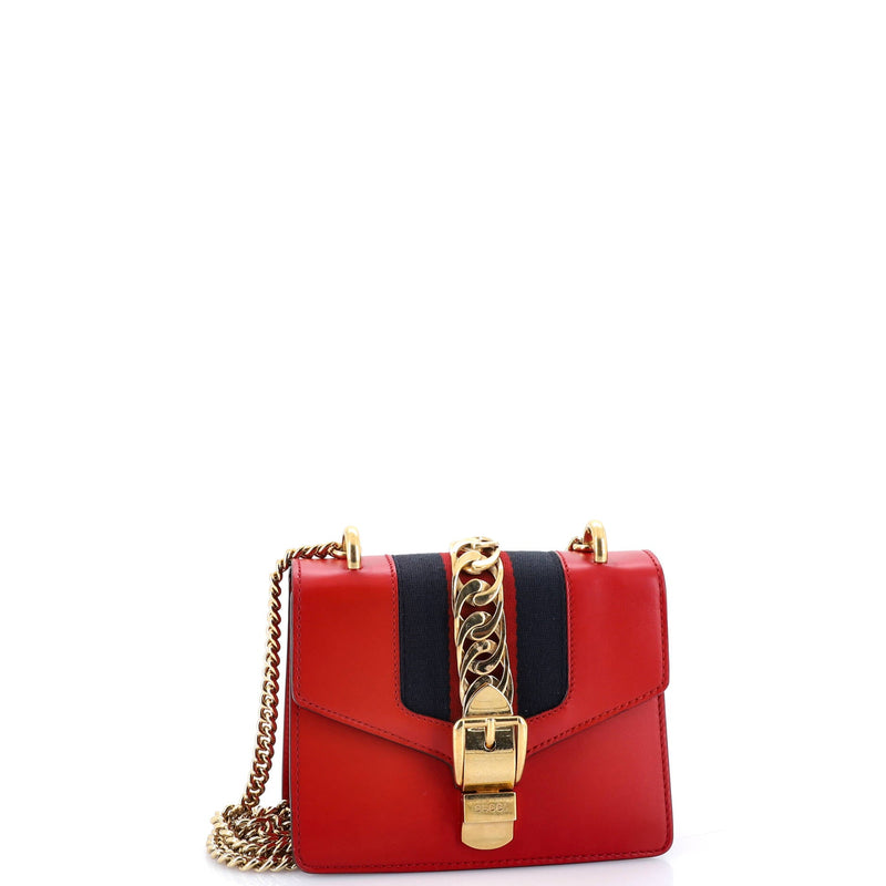 Sylvie Chain Shoulder Bag Leather Mini