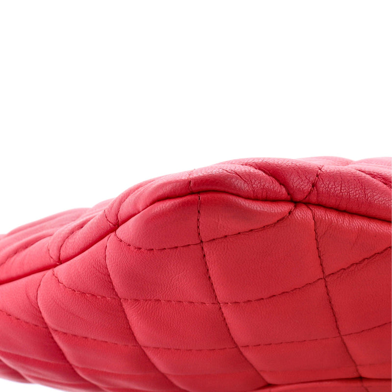 O Case Clutch Quilted Lambskin Large