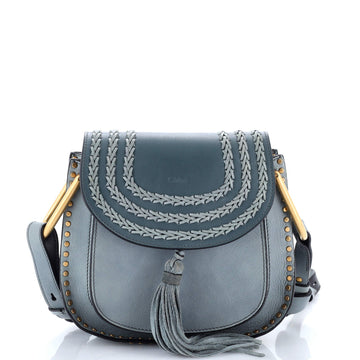 Hudson Handbag Whipstitch Leather Small
