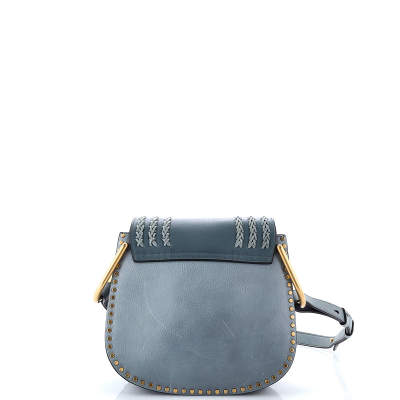 Hudson Handbag Whipstitch Leather Small