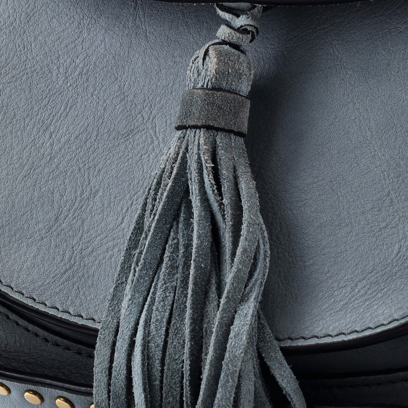 Hudson Handbag Whipstitch Leather Small