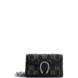 Dionysus Bag Gg Denim Super Mini