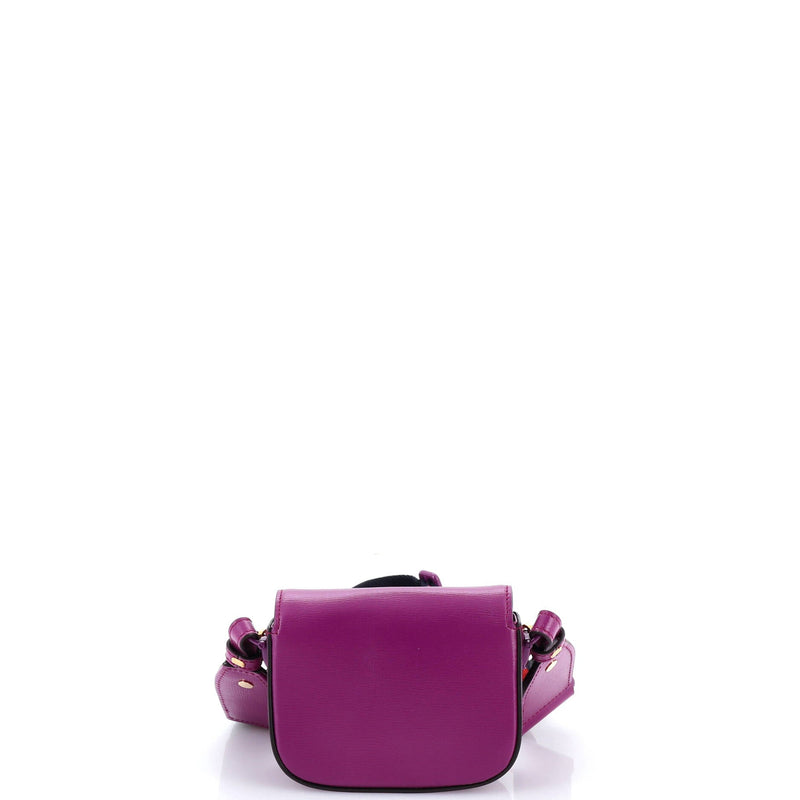 Horsebit Shoulder Bag Leather Super Mini