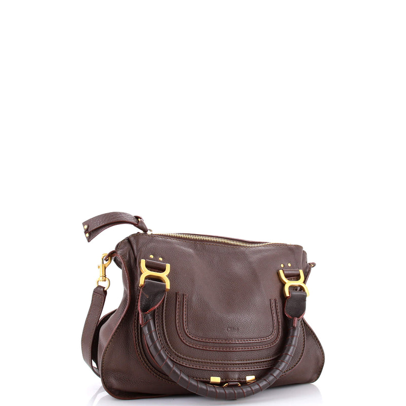 Marcie Satchel Leather Medium