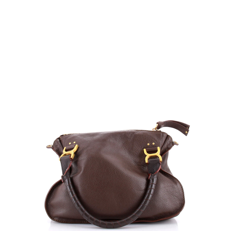 Marcie Satchel Leather Medium