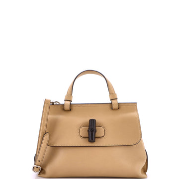 Bamboo Daily Top Handle Bag Leather