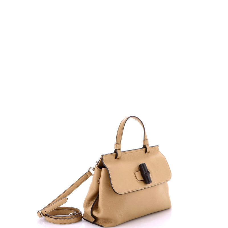 Bamboo Daily Top Handle Bag Leather