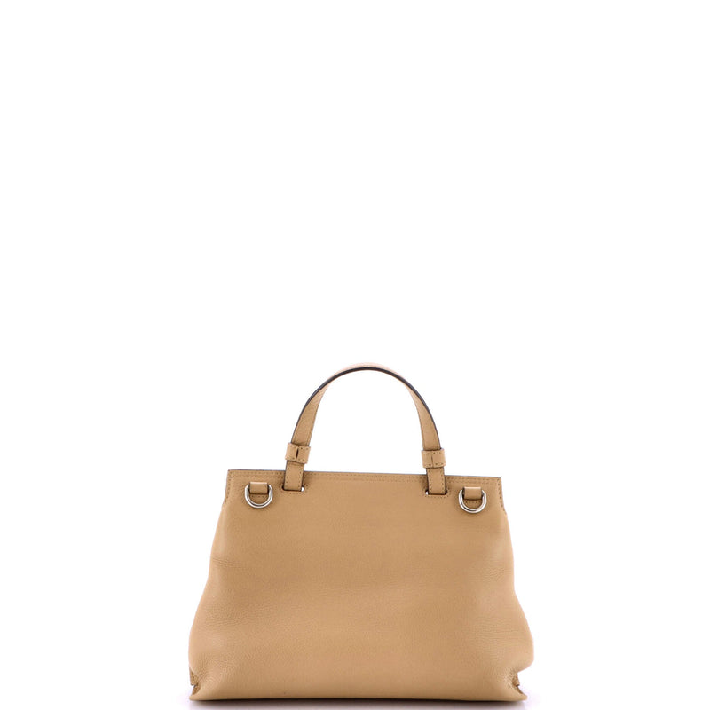 Bamboo Daily Top Handle Bag Leather