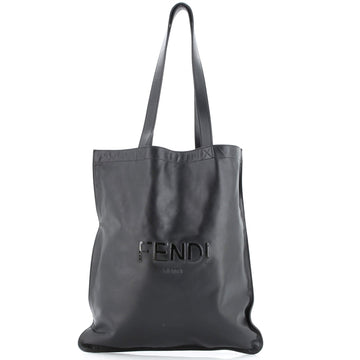 Pack Flat Shopper Tote Leather Tall