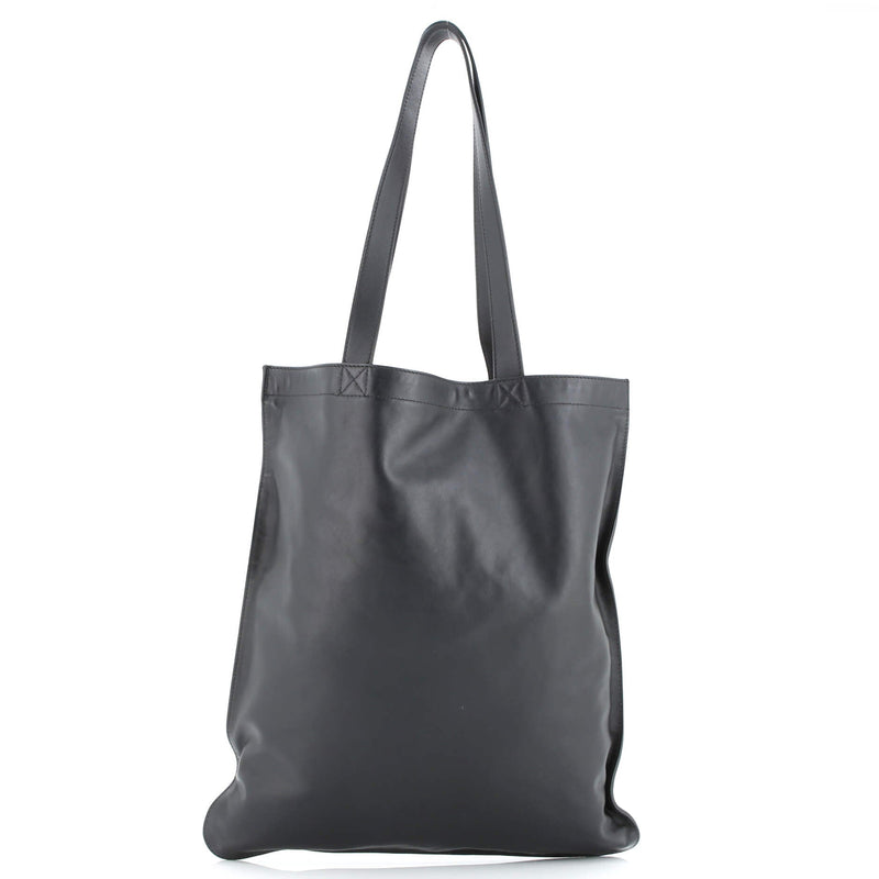 Pack Flat Shopper Tote Leather Tall