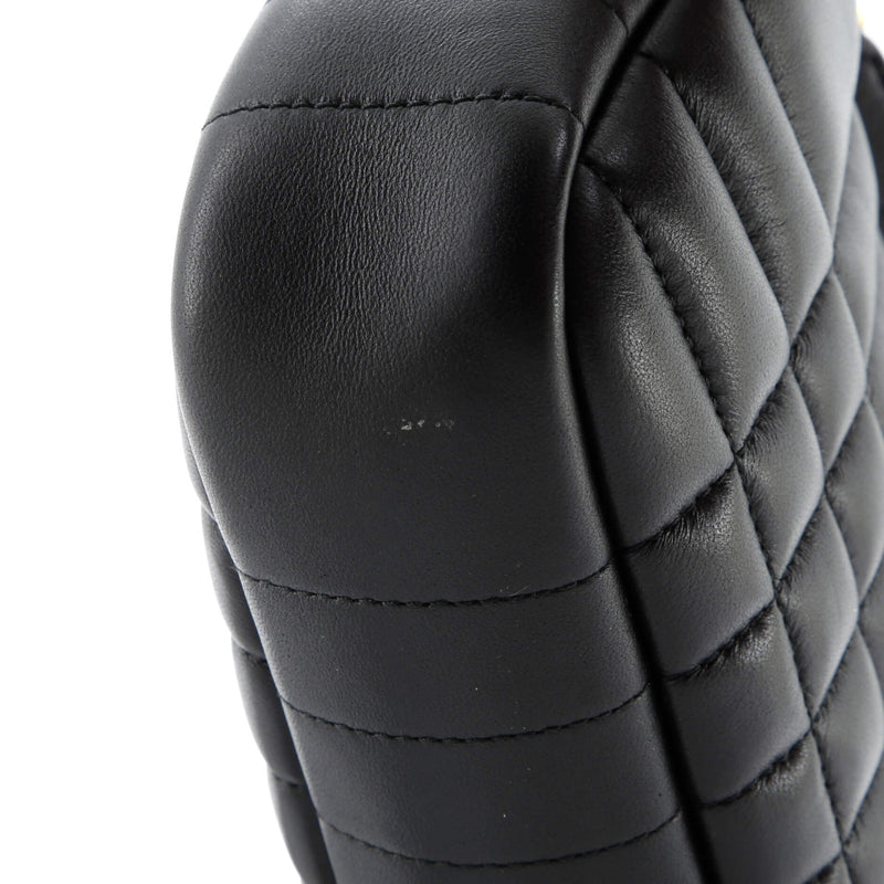 Lola Camera Bag Quilted Leather Mini