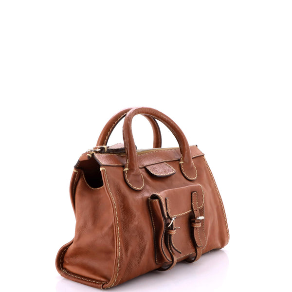 Edith Nm Satchel Leather Medium