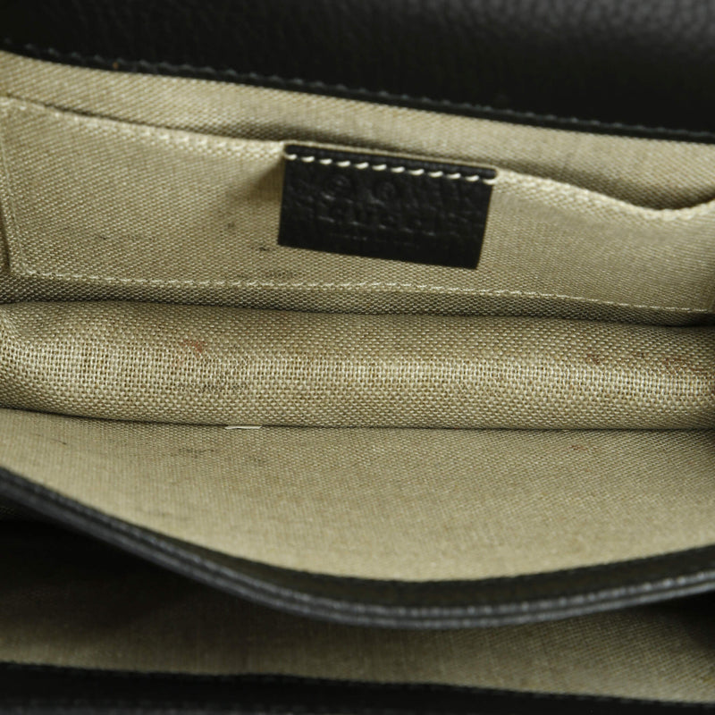 Interlocking Shoulder Bag Leather Small