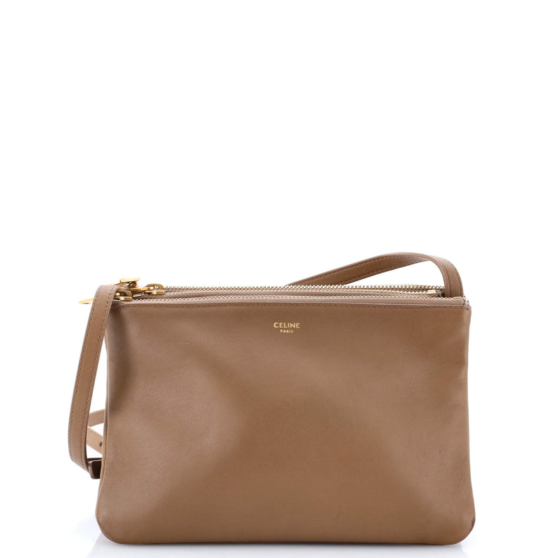 Trio Crossbody Bag Leather Small