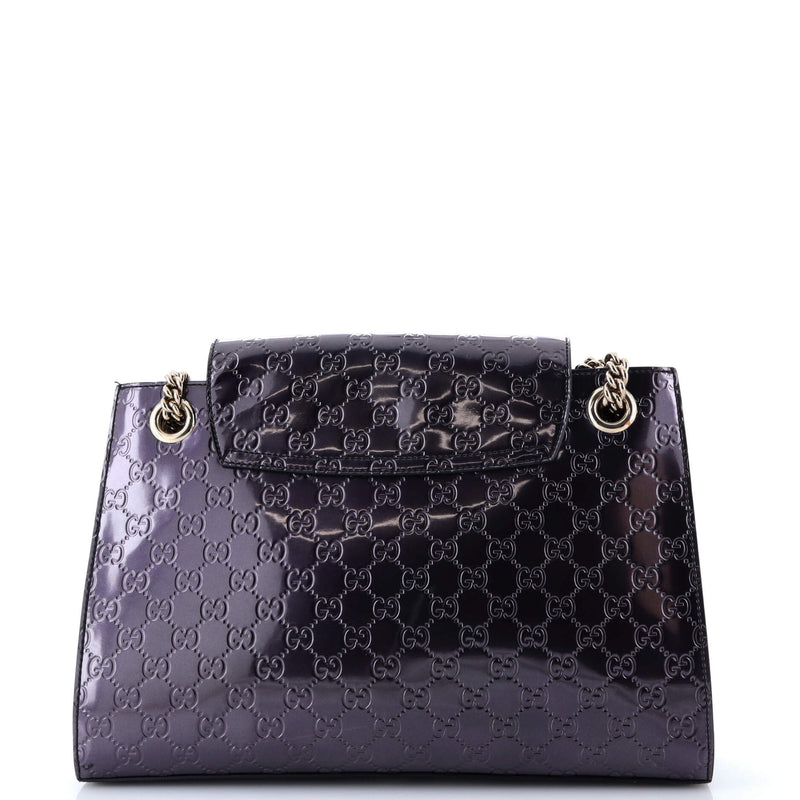 Emily Chain Flap Shoulder Bag Guccissima