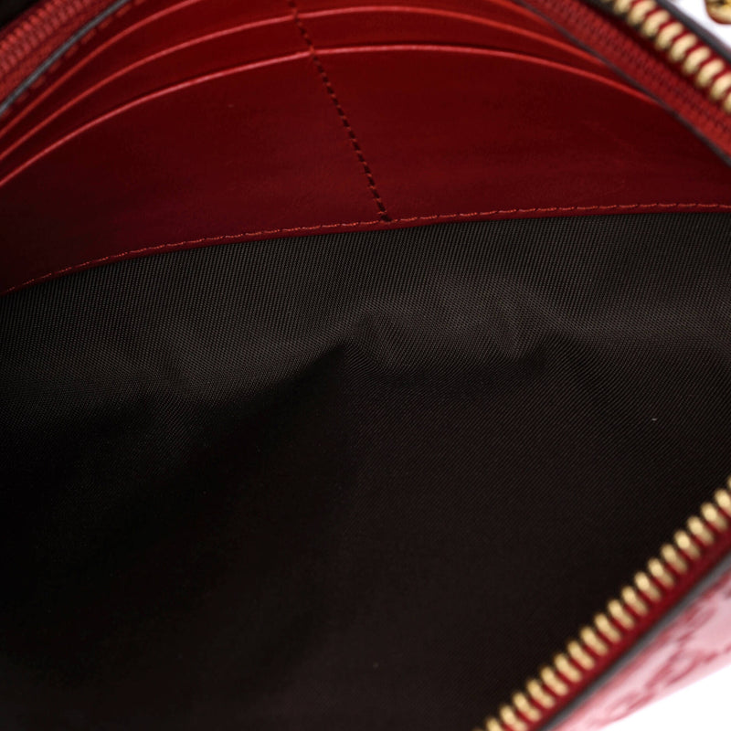 Chain Wristlet Wallet Guccissima Leather
