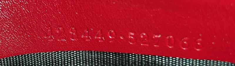 Chain Wristlet Wallet Guccissima Leather
