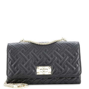 Girello Shoulder Bag Quilted Leather