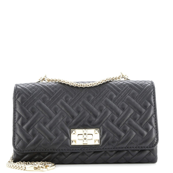 Girello Shoulder Bag Quilted Leather