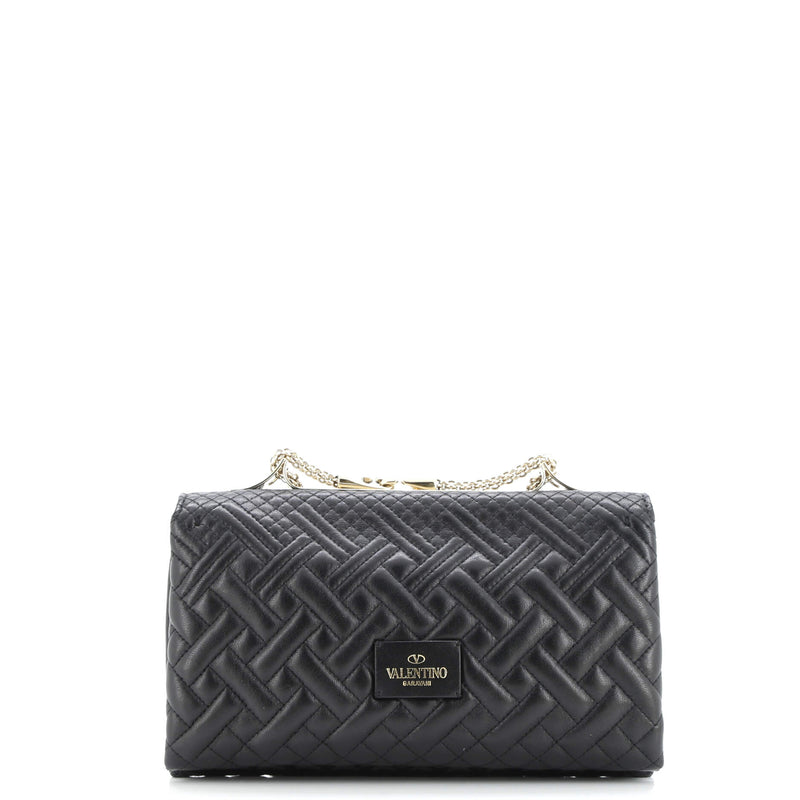 Girello Shoulder Bag Quilted Leather