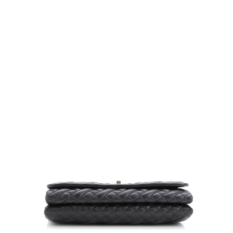 Girello Shoulder Bag Quilted Leather