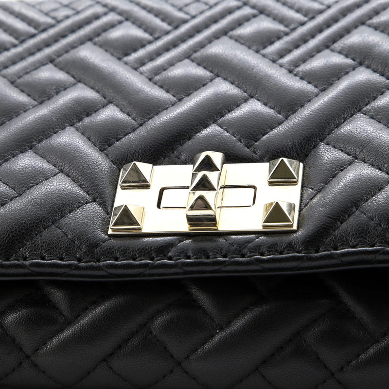 Girello Shoulder Bag Quilted Leather
