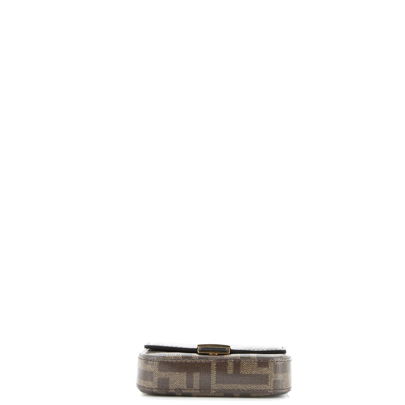 Chain Baguette Charm Bag Zucca Coated