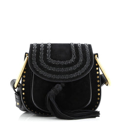 Hudson Handbag Whipstitch Suede Mini