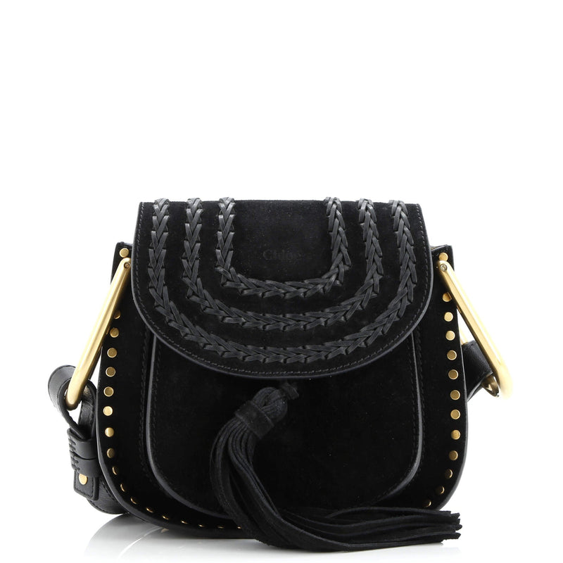 Hudson Handbag Whipstitch Suede Mini
