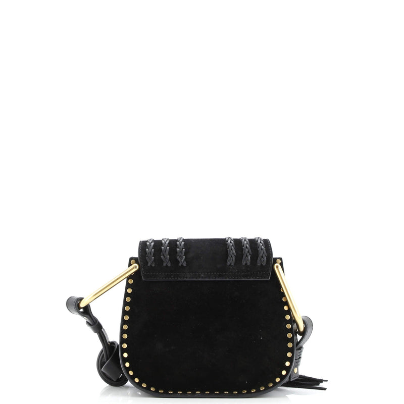 Hudson Handbag Whipstitch Suede Mini