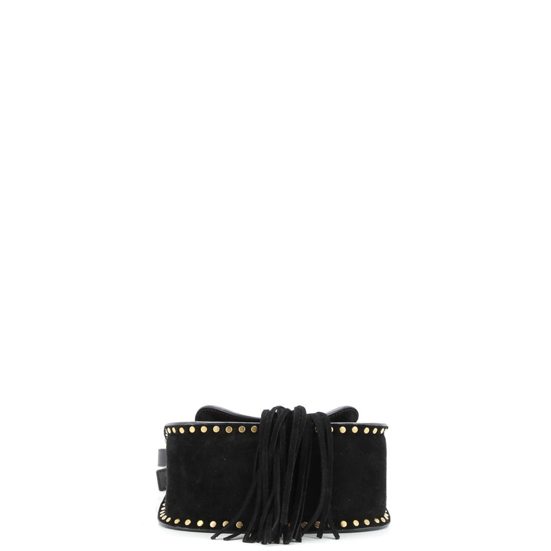 Hudson Handbag Whipstitch Suede Mini