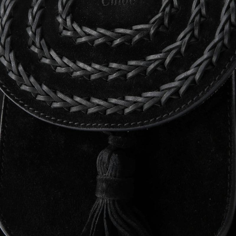 Hudson Handbag Whipstitch Suede Mini