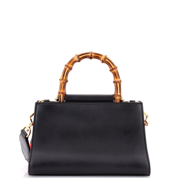 Nymphaea Top Handle Bag Leather Mini